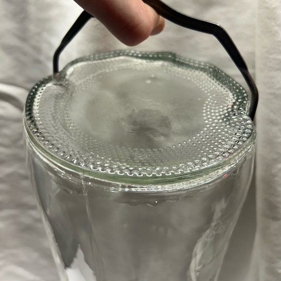 Vintage Glass Iv Bottle with Built In Hanger . - Picture 7 of 7